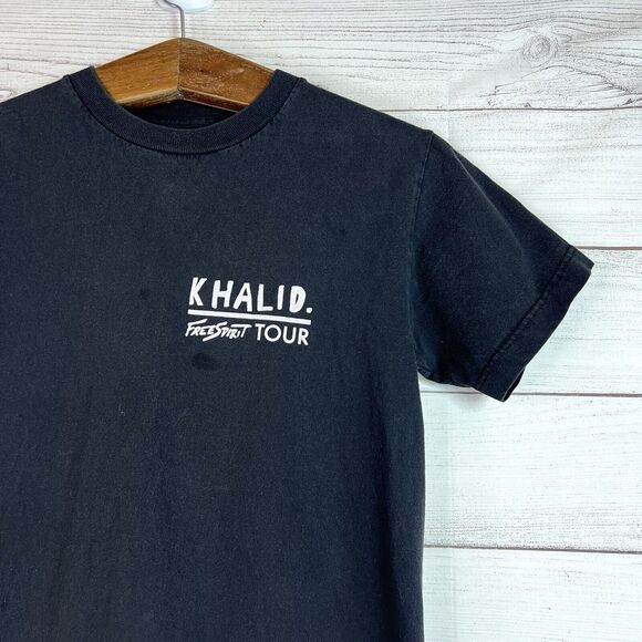 Khalid Free Spirit 2019 Tour Concert Short Sleeve T Shirt Unisex Black Size S - Picture 4 of 9